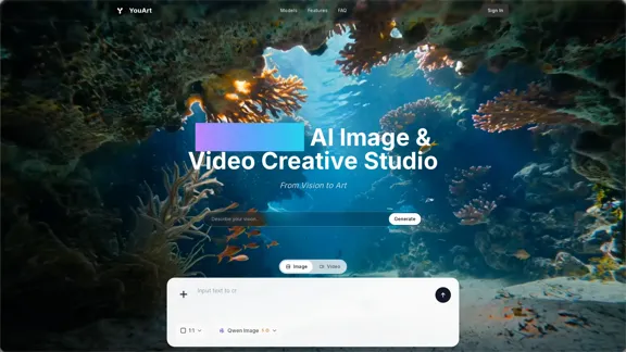 YouArt - Универсальная креативная студия на базе ИИ