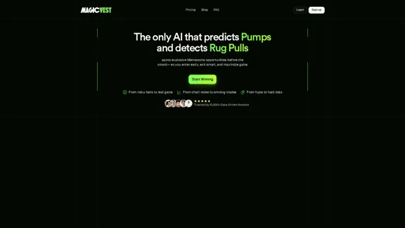 MagicVest - Сканер мемкоинов на основе ИИ и детектор мошенничества.