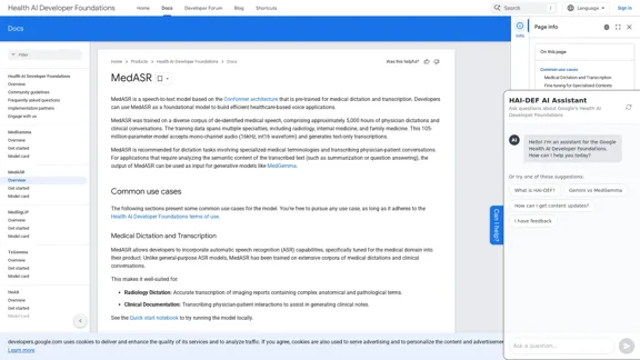 MedASR - Fundamentos para Desenvolvedores de IA em Saúde