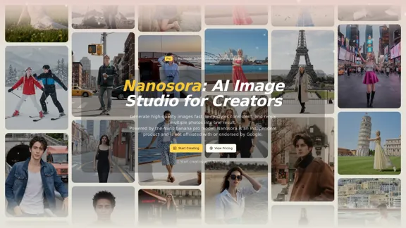 Nanosora - AI platform for generating and editing images