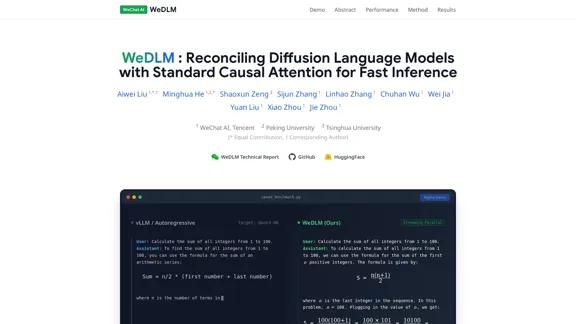 WeDLM - Conciliando Modelos de Lenguaje de Difusión con Atención Causal Estándar para Inferencia Rápida
