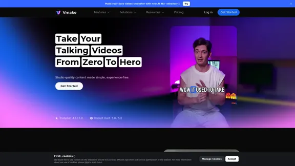 Vmake - Comprehensive AI Video Solution for Communication