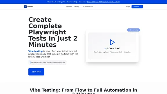 BlinqIO - The First AI Test Engineer