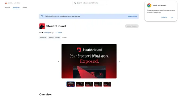 StealthHound - Chrome Web Store