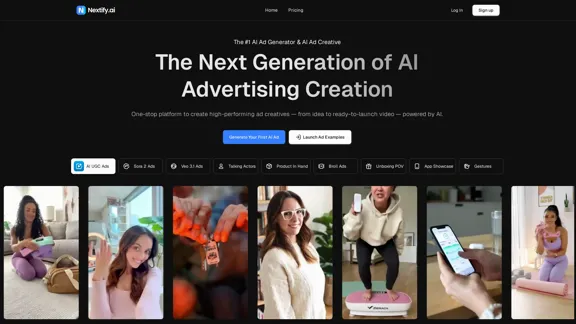 AI Ad Video Generator - Create Advertising Content & User-Generated Content Ads with AI
