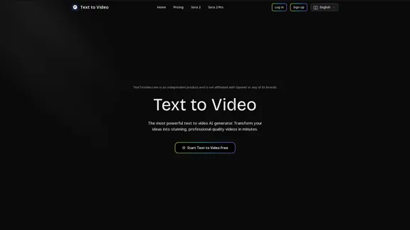 Text to Video Generator - AI-Driven Video Production