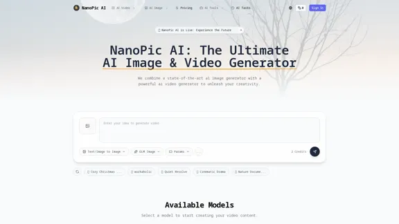 NanoPic AI - AI Image Creator | AI Video Creator
