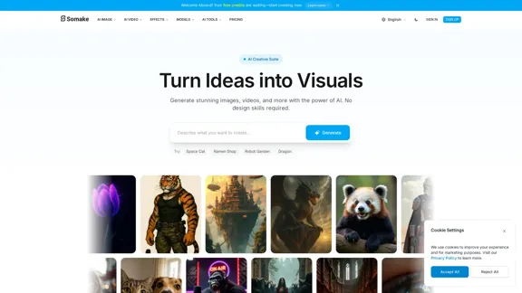 Somake AI - Easy AI Image and Video Creation
