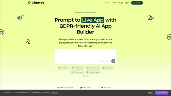 KI-App-Builder - Von der Idee zur App in Minuten | Chattee