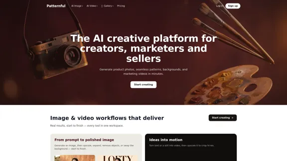 Patternful AI - The creative platform to guide your best work.